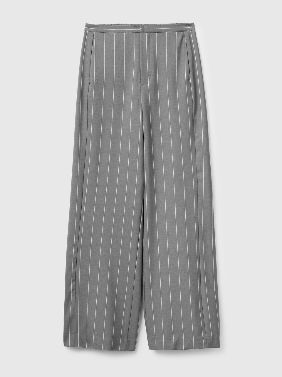 Wide-leg pinstriped trousers - ucb_image_FS