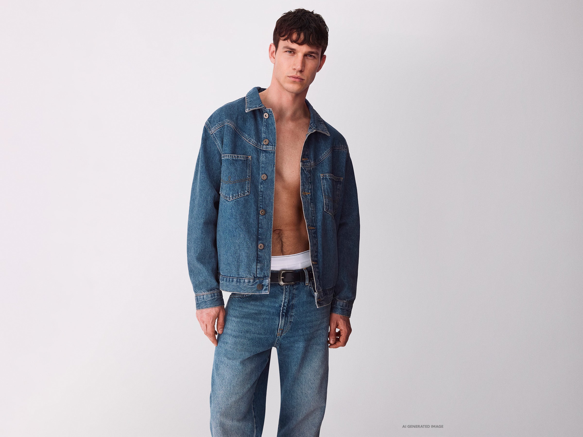 Blusão em denim vintage - ucb_image_F