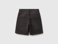 Bermuda in denim elasticizzato - ucb_image_BS