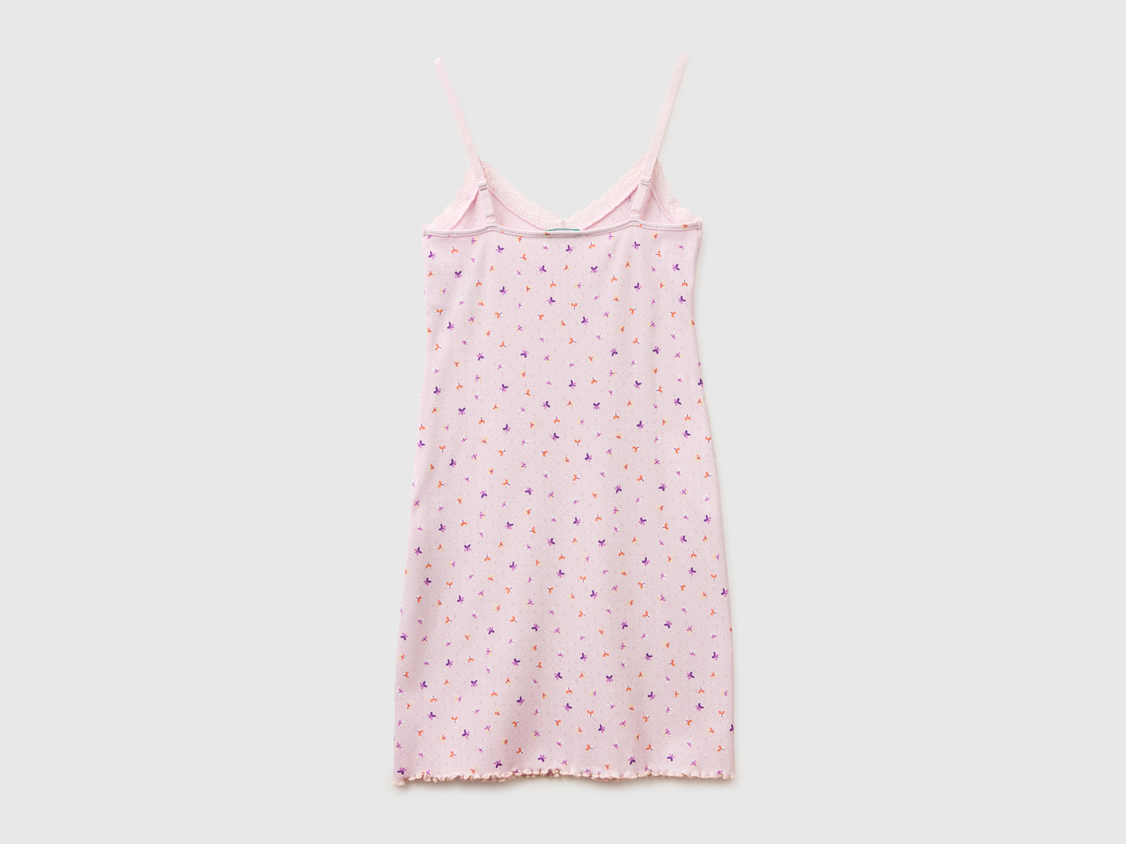Patterned nightgown with shoulder straps - ucb_image_BS