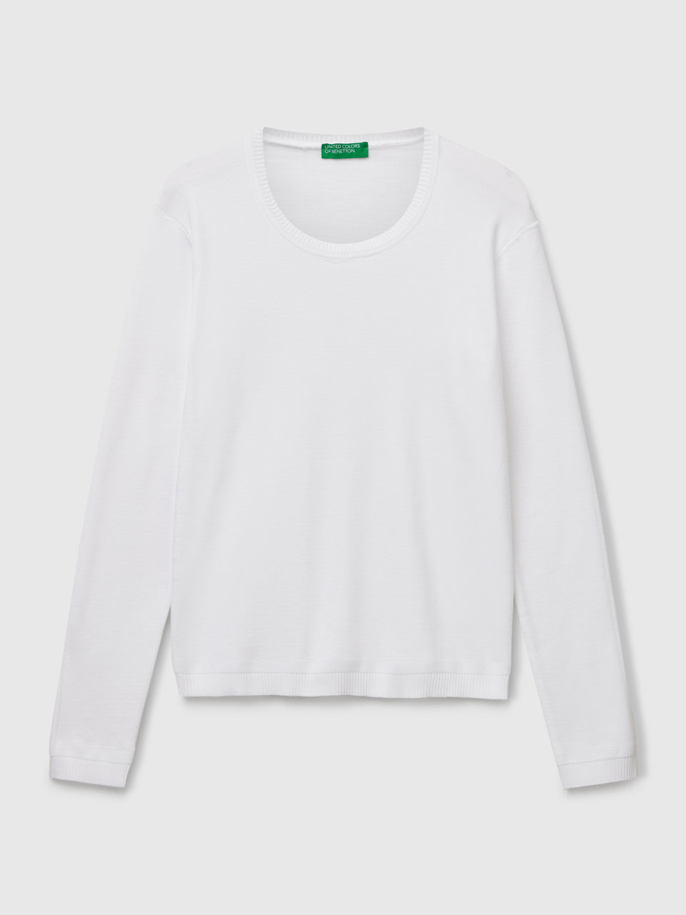 Camisola de gola redonda em algodão puro - ucb_image_FS