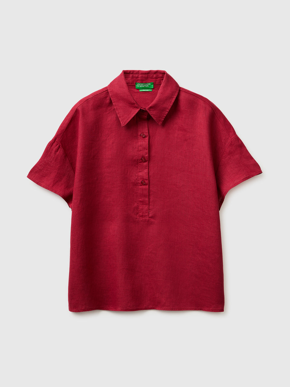 100% linen short-sleeved blouse - ucb_image_FS