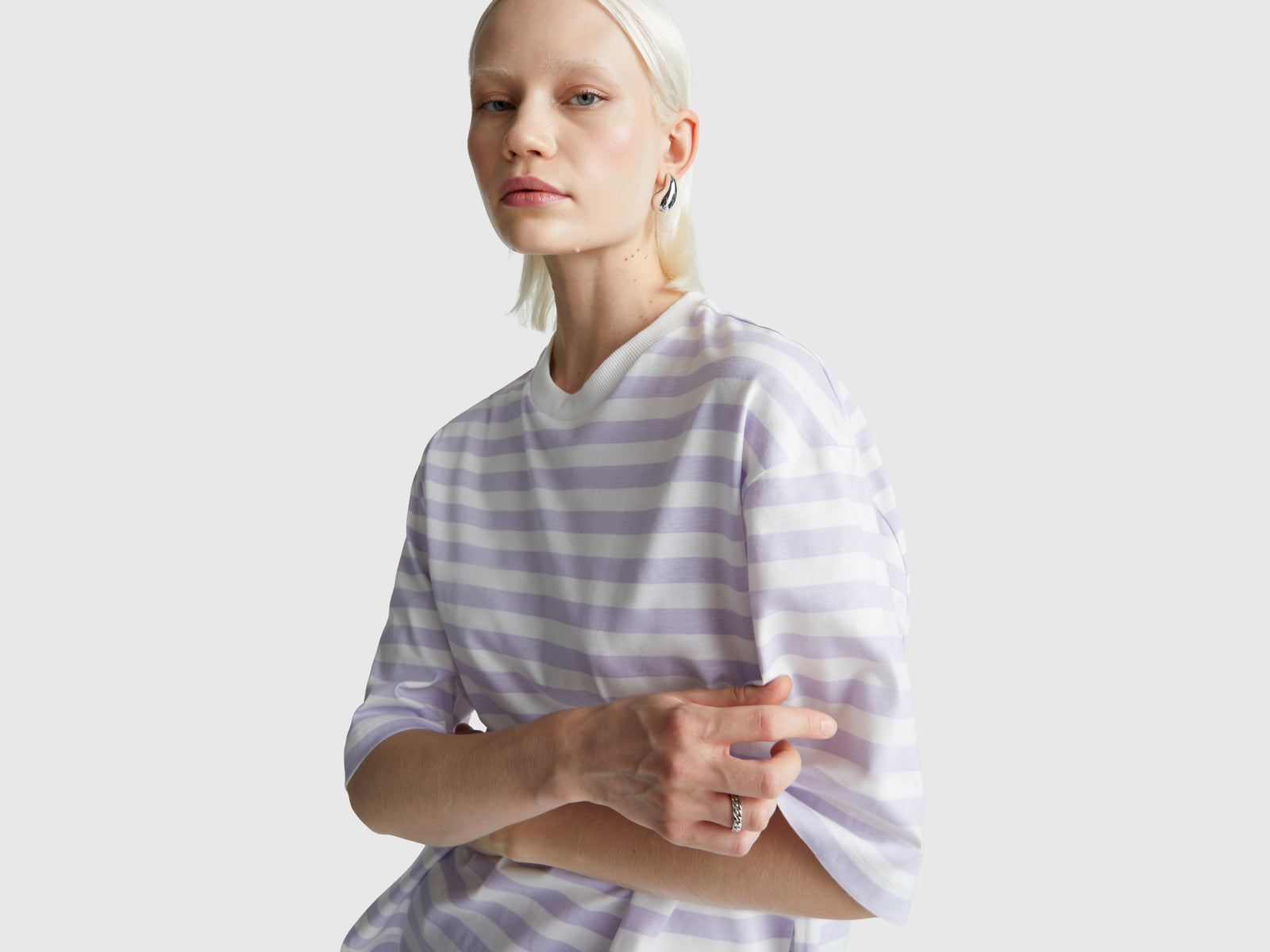 Oversized striped t-shirt