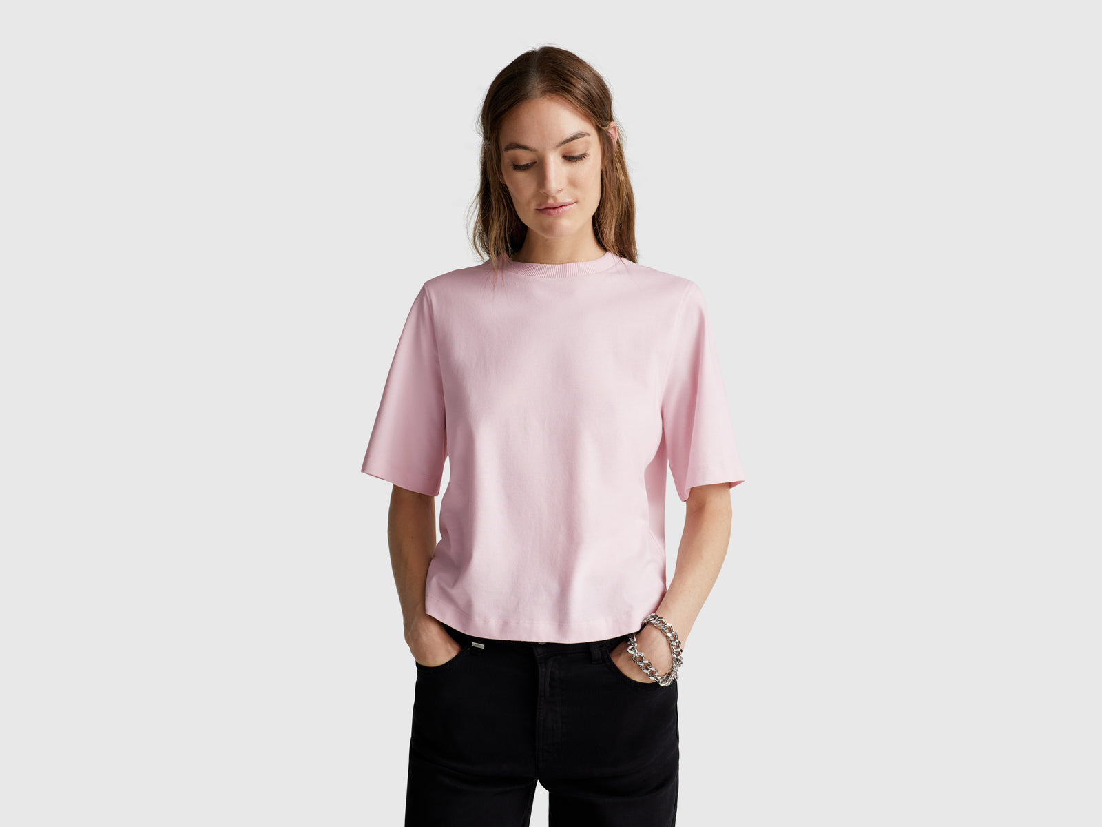 100% cotton boxy fit t-shirt
