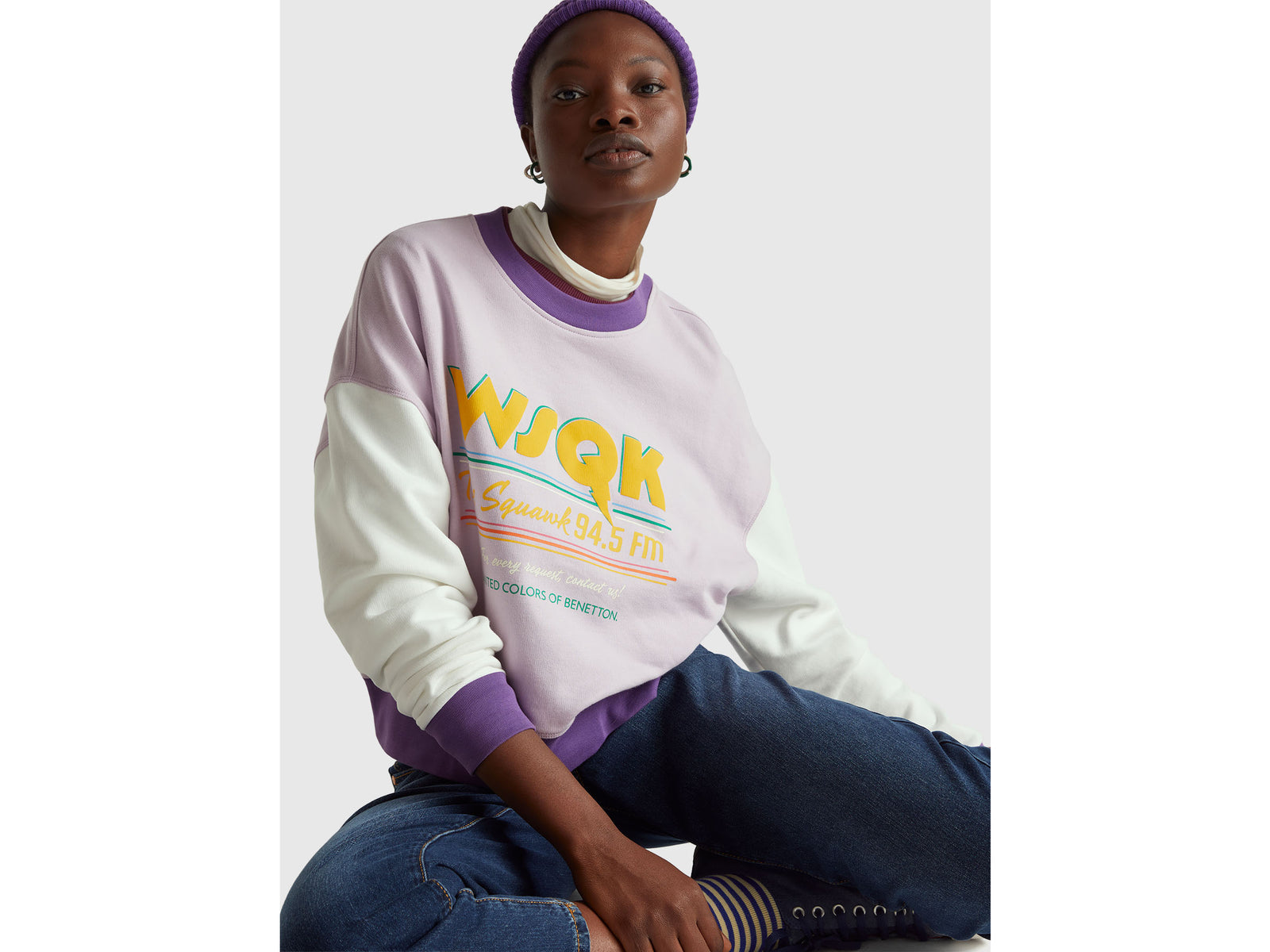 Sweatshirt with Stranger Things print