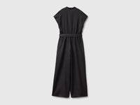 100% linen crossover jumpsuit - ucb_image_BS