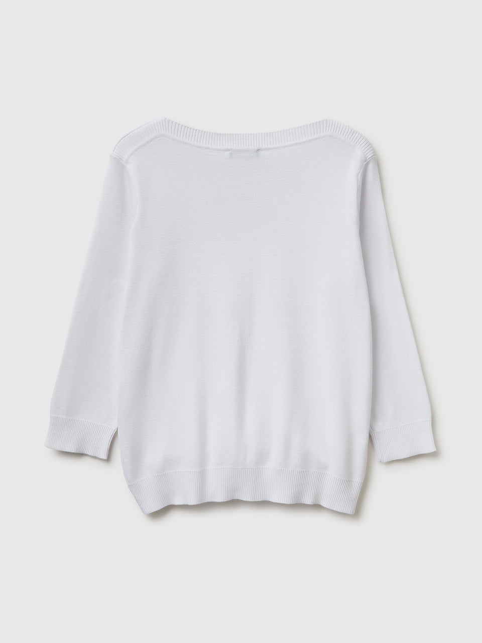 White sweater with boat neck - ucb_image_BS