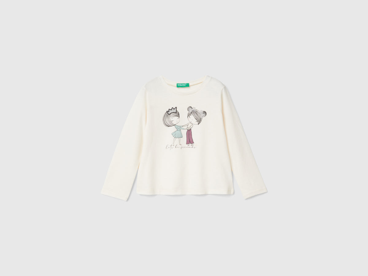 T-shirt com estampa e aplicação de tule - ucb_image_FS