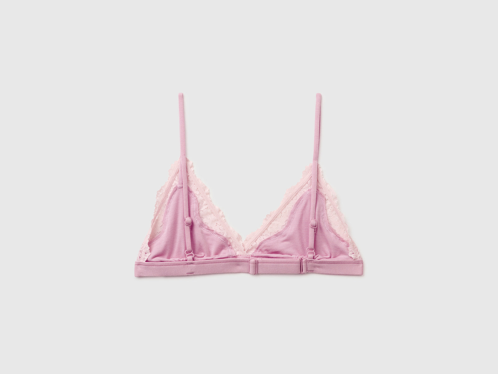 Silk blend triangle bra with lace - ucb_image_BS