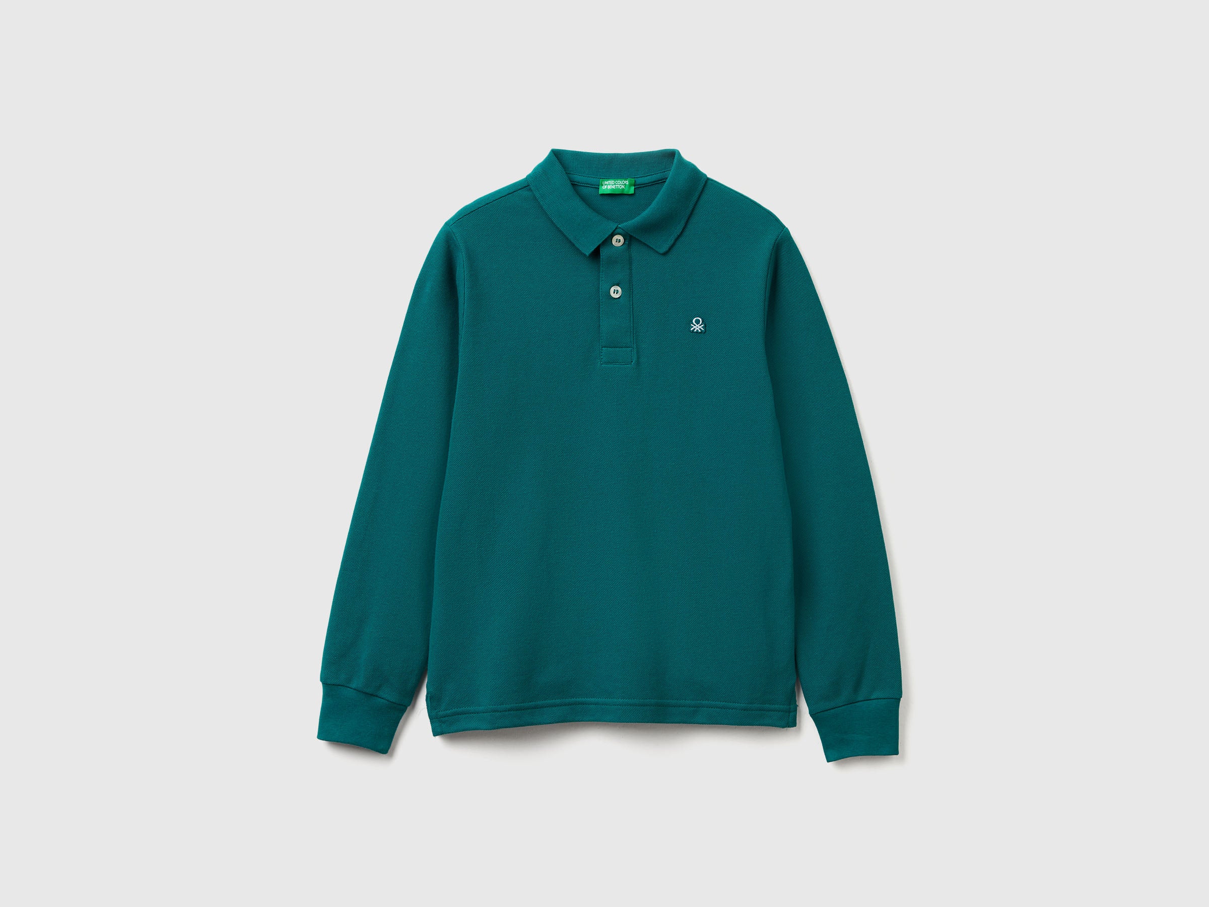 Polo de manga comprida em algodão - ucb_image_FS