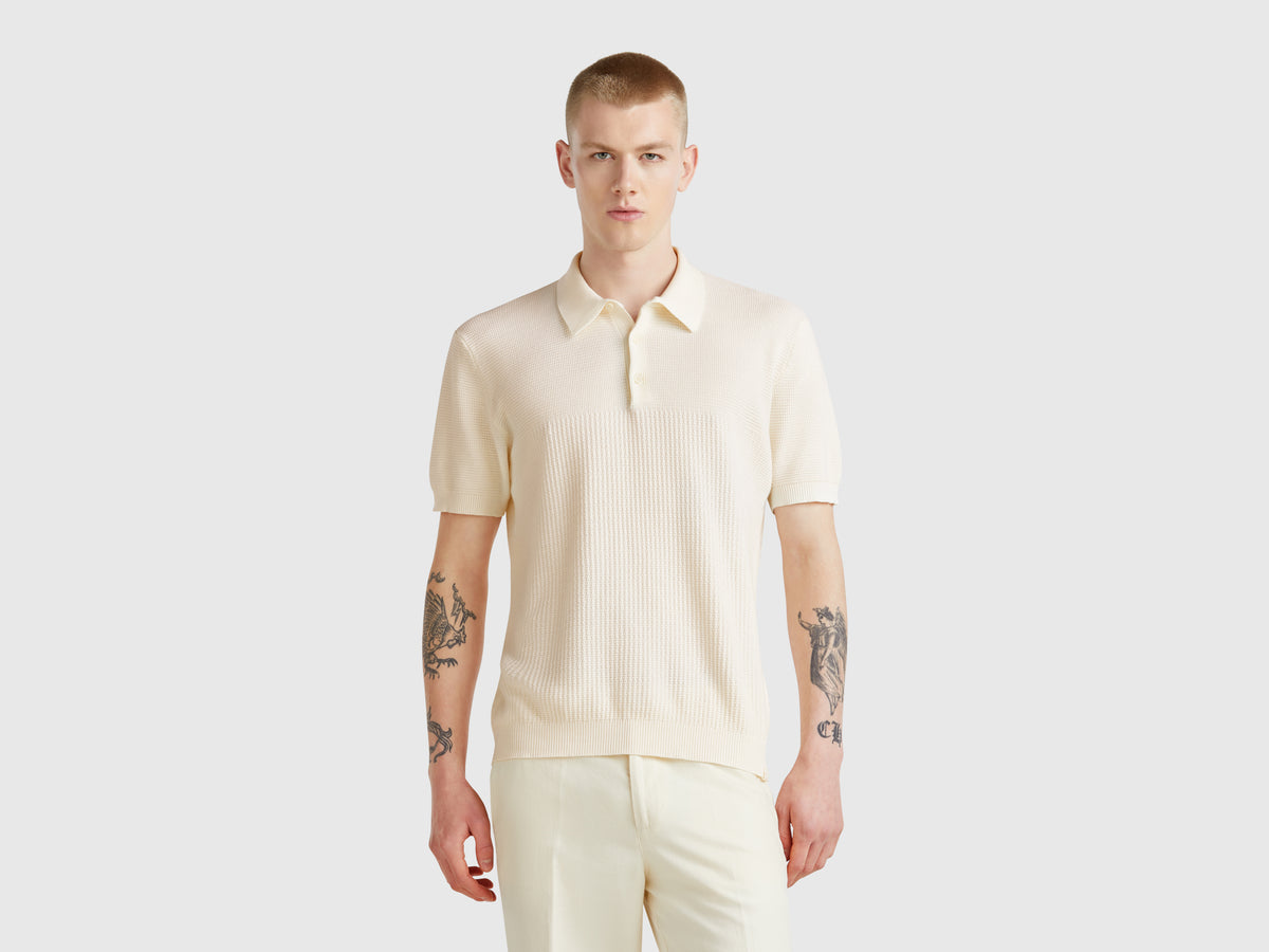 Polo de malha com manga curta - ucb_image_F