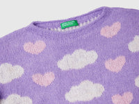 Camisola jacquard com corações e nuvens - ucb_image_DS1