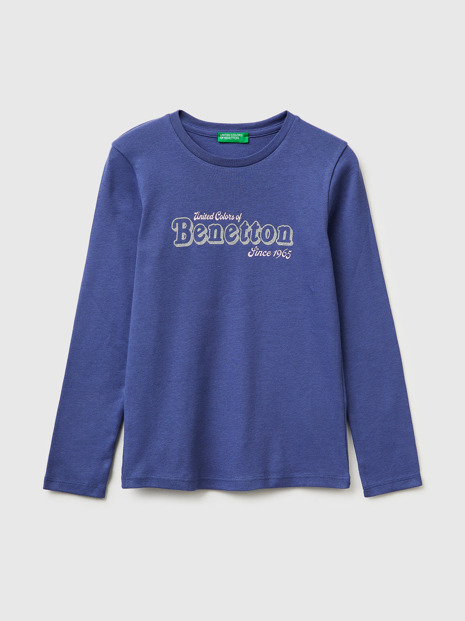T-shirt com logótipo glitter em algodão orgânico - ucb_image_FS