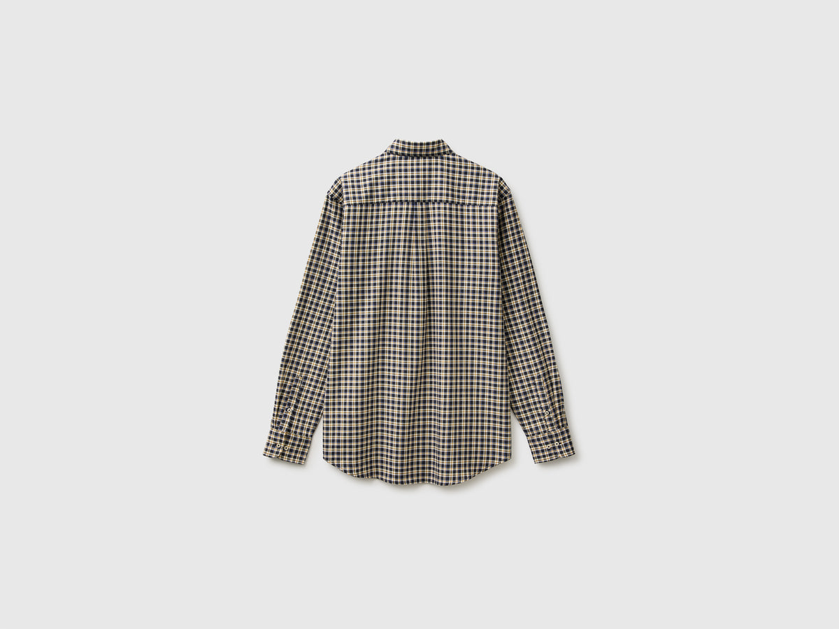 Camisa button down em flanela 100% algodão orgânico - ucb_image_BS