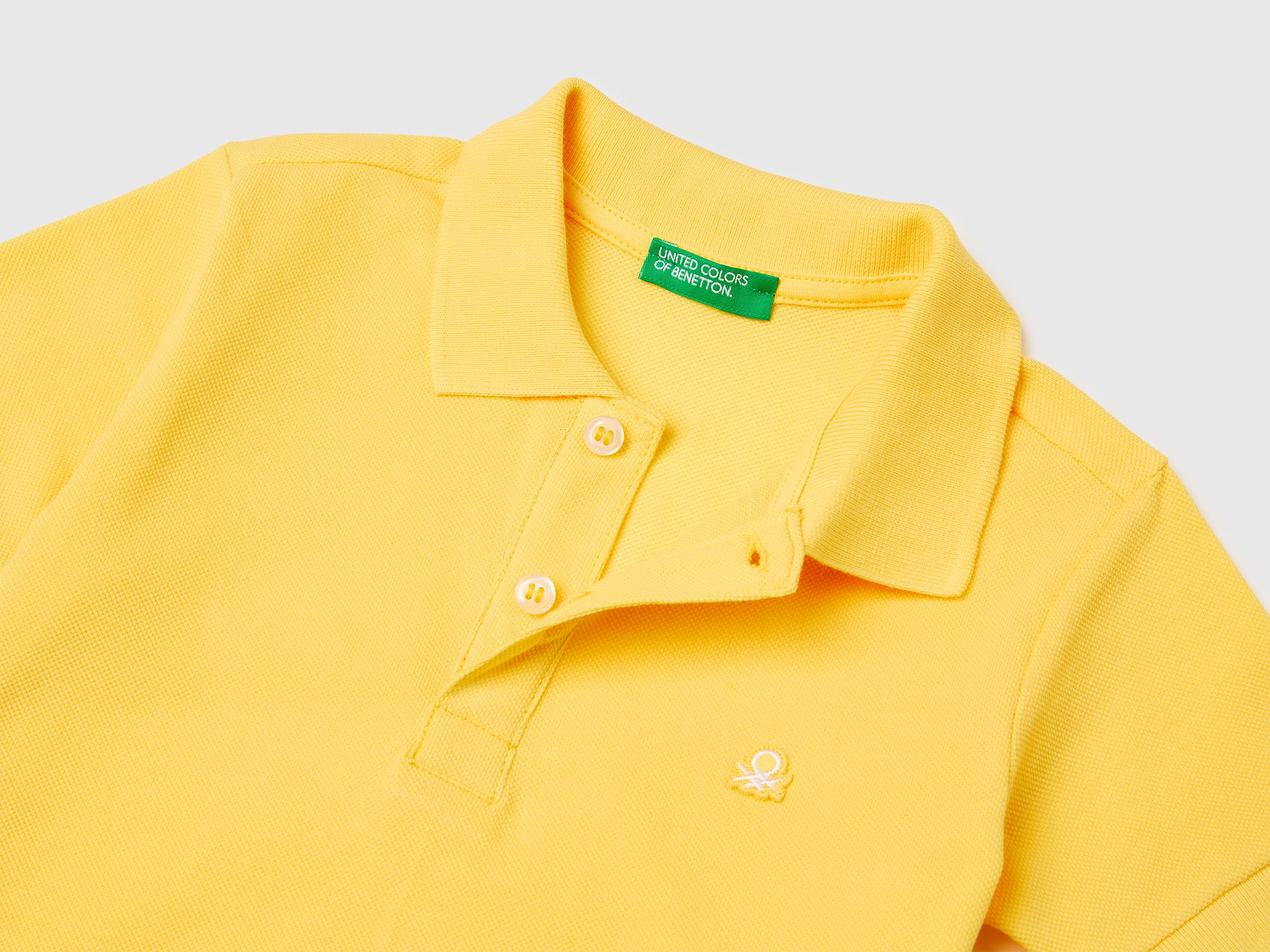 Short-sleeved polo in pure cotton - ucb_image_DS1