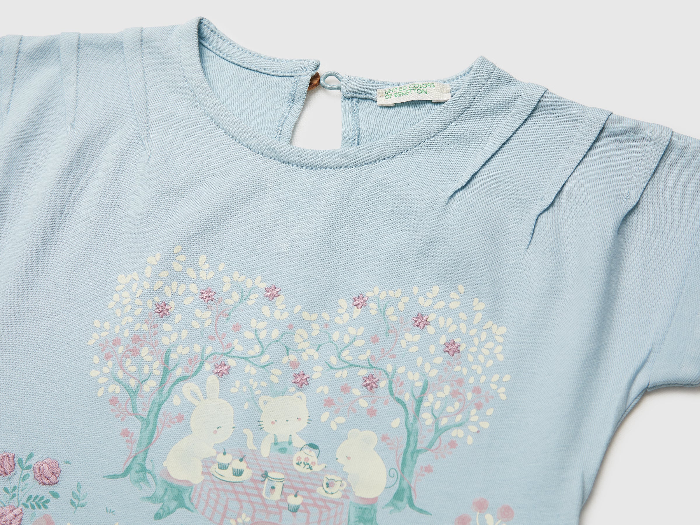 T-shirt with print and embroidery - ucb_image_DS1