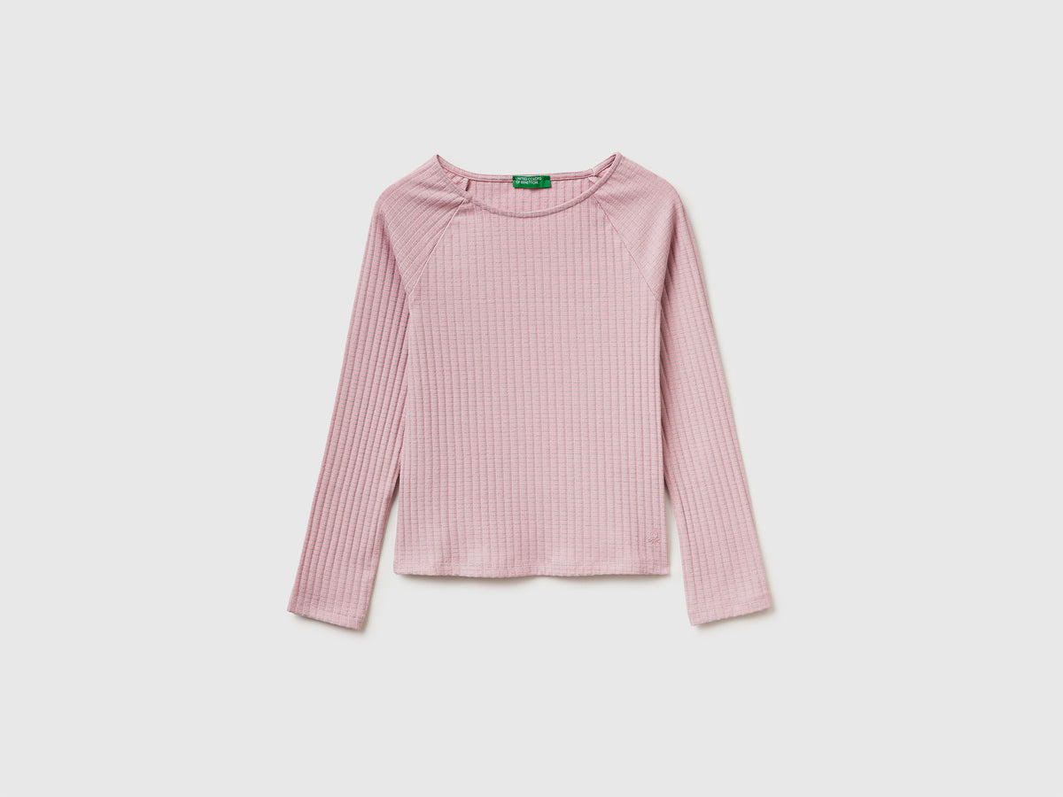 Ribbed boat neck T-shirt - ucb_image_FS