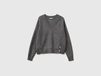 Camisola trabalhada com decote em V - ucb_image_FS