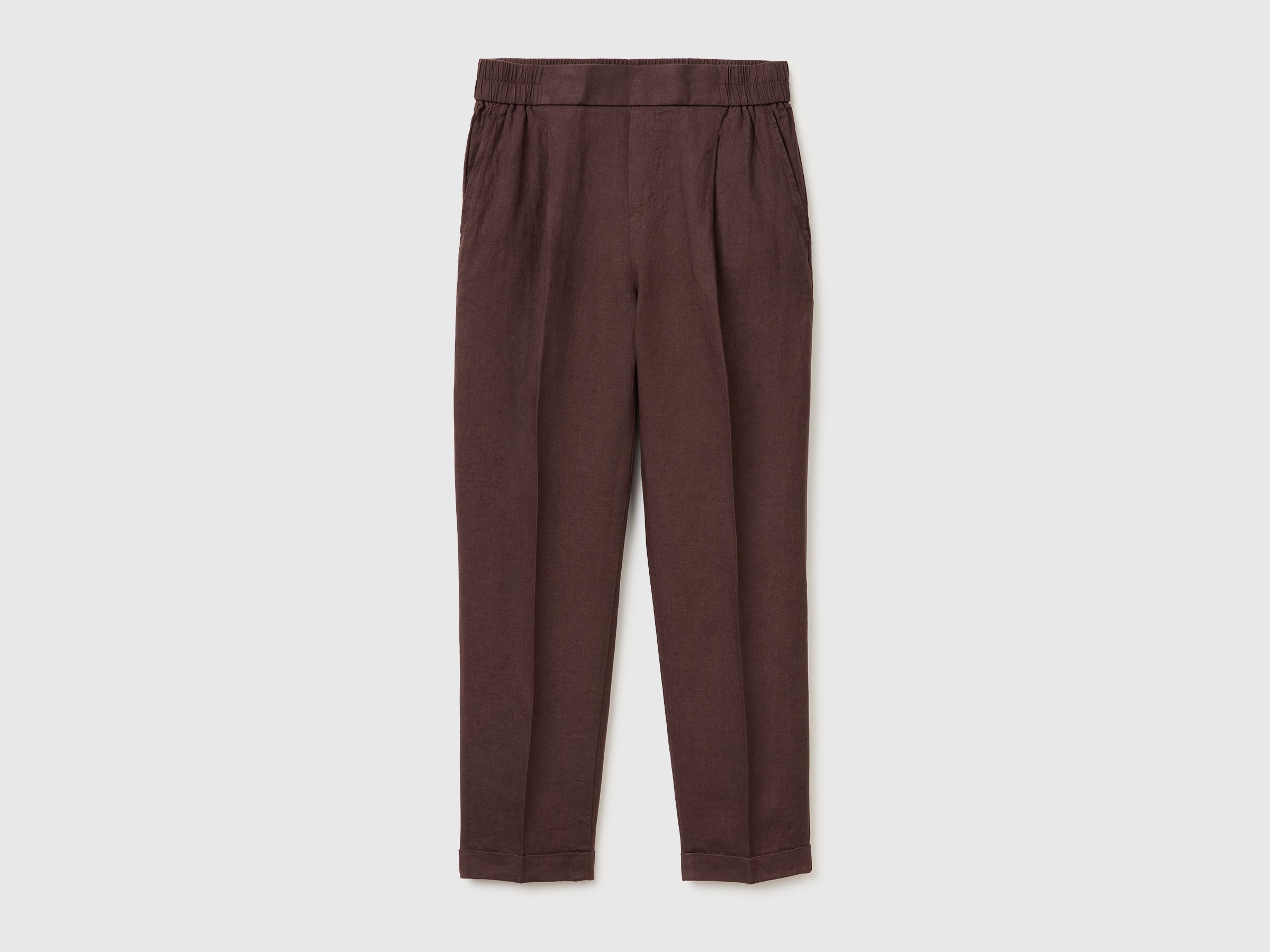 100% linen cigarette trousers - ucb_image_FS