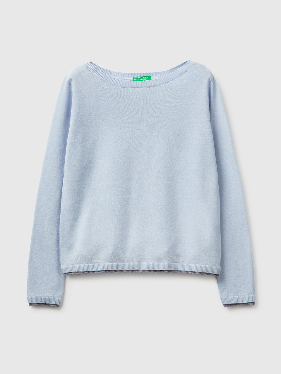 100% Merino wool boat neck sweater - ucb_image_FS