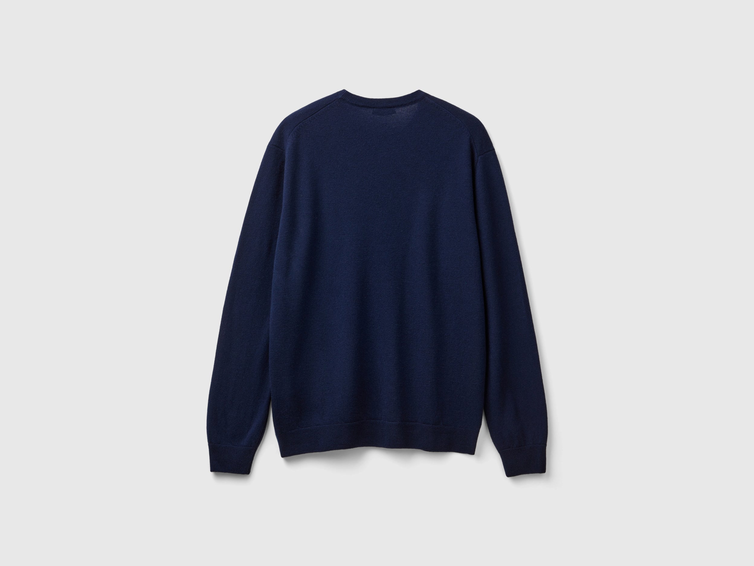Camisola azul-escuro em pura lã Merino - ucb_image_BS