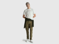 T-shirt relaxed fit com estampa à frente e atrás - ucb_image_FY