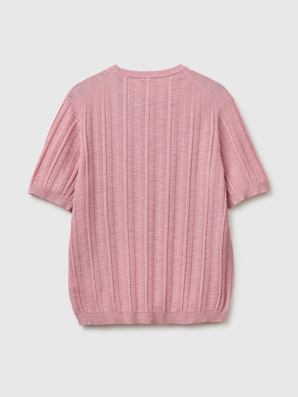 Short-sleeved linen blend sweater - ucb_image_BS