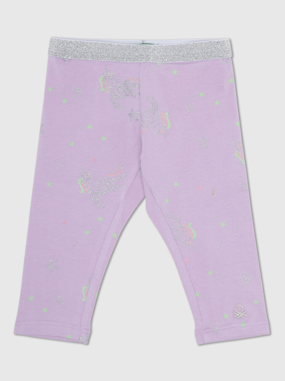 AOP Glitter Leggings With Lurex Elastic image number 1