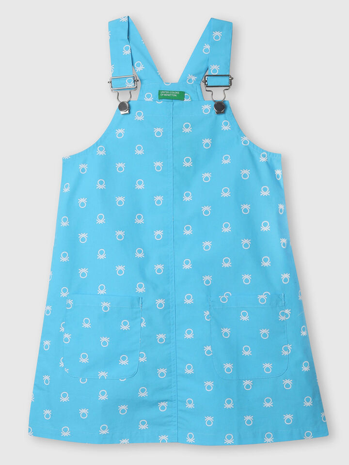 Dungaree with Small Benetton Logos