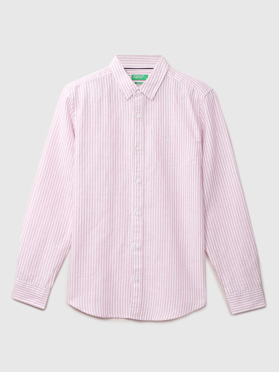 F/S COTTON LINEN STRIPE SHIRT image number null