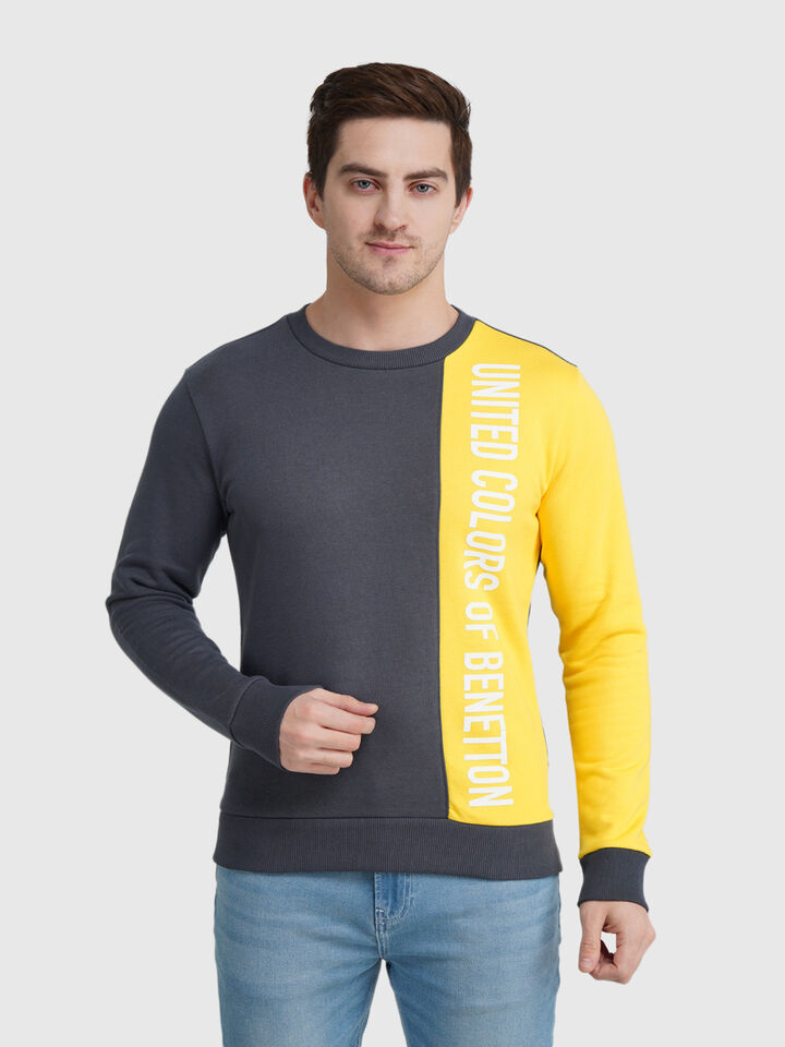 Vertical Color Blocked Sweat