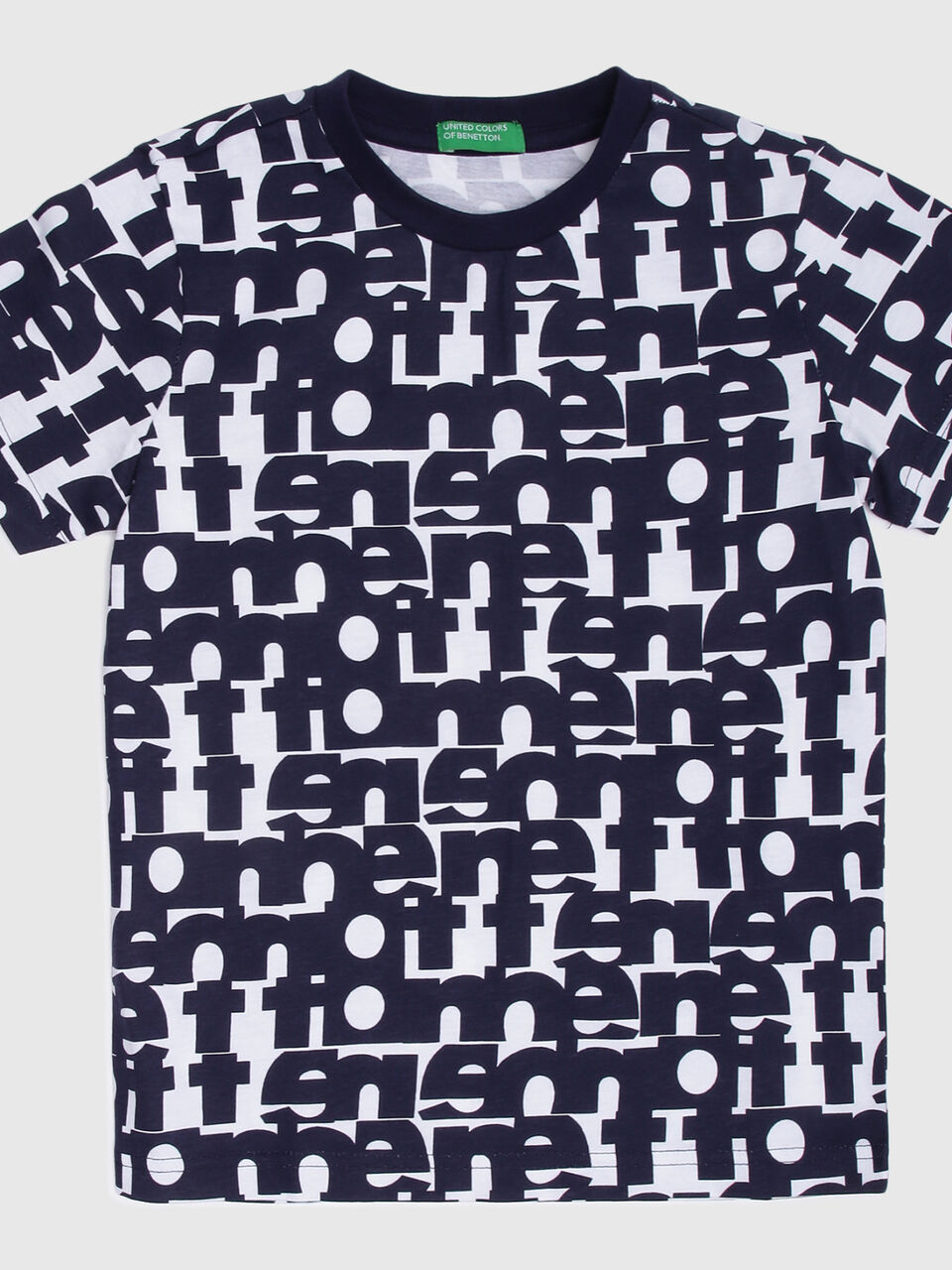 Short Sleeve Printed Round Neck T-Shirt image number 1
