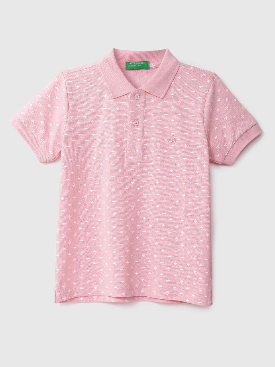 PIQUE AOP PRINTED POLO image number 1