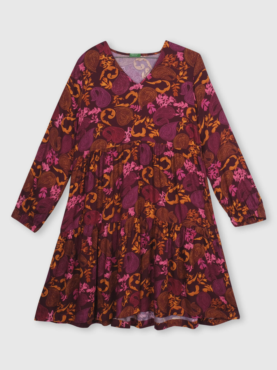 Floral Print Panel Dress image number 1