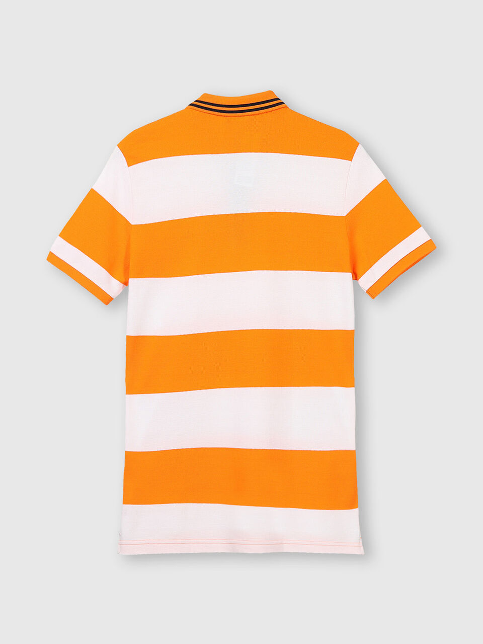 Pure Cotton Rugby Striped Polo image number 1