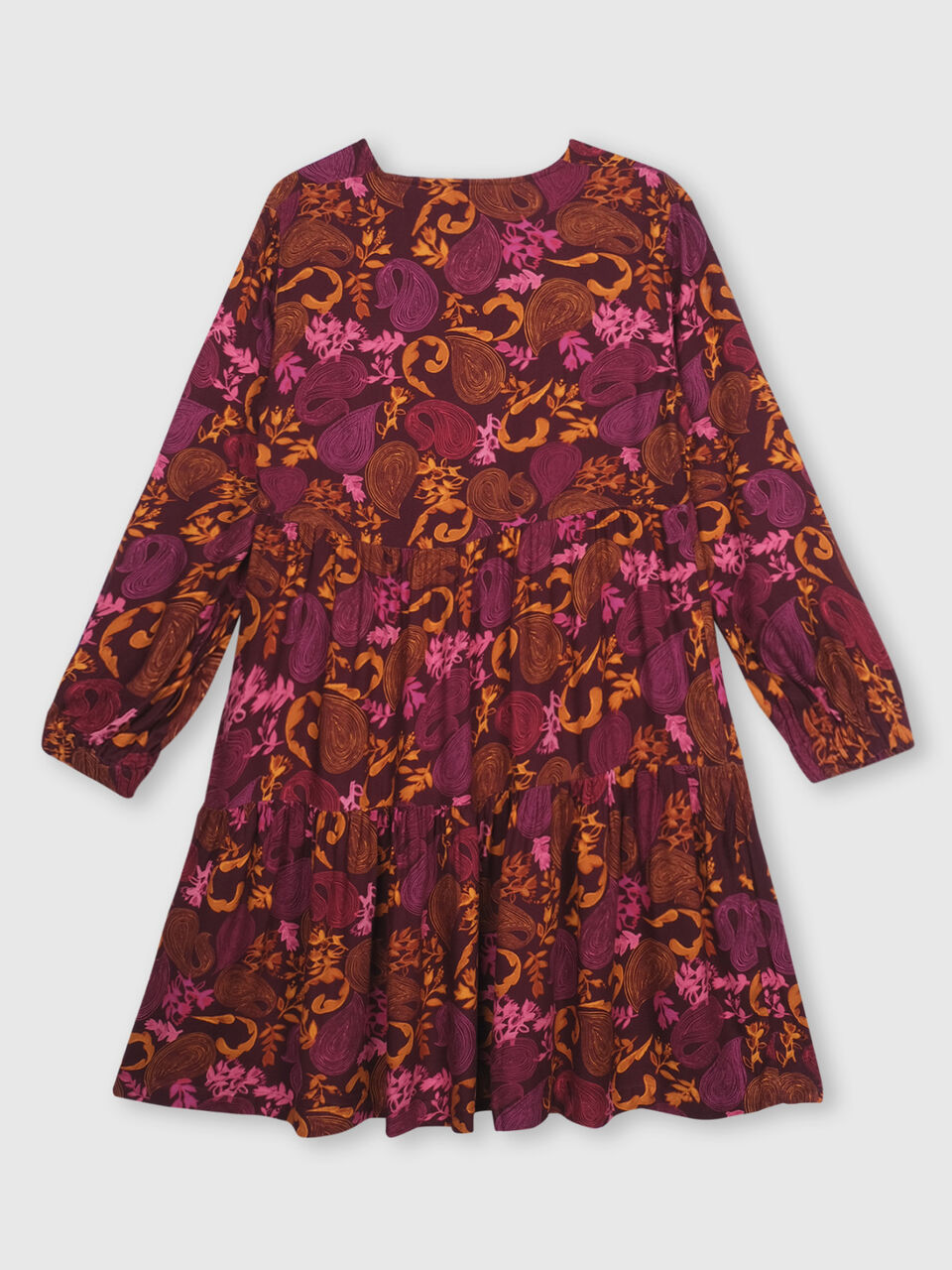 Floral Print Panel Dress image number 2