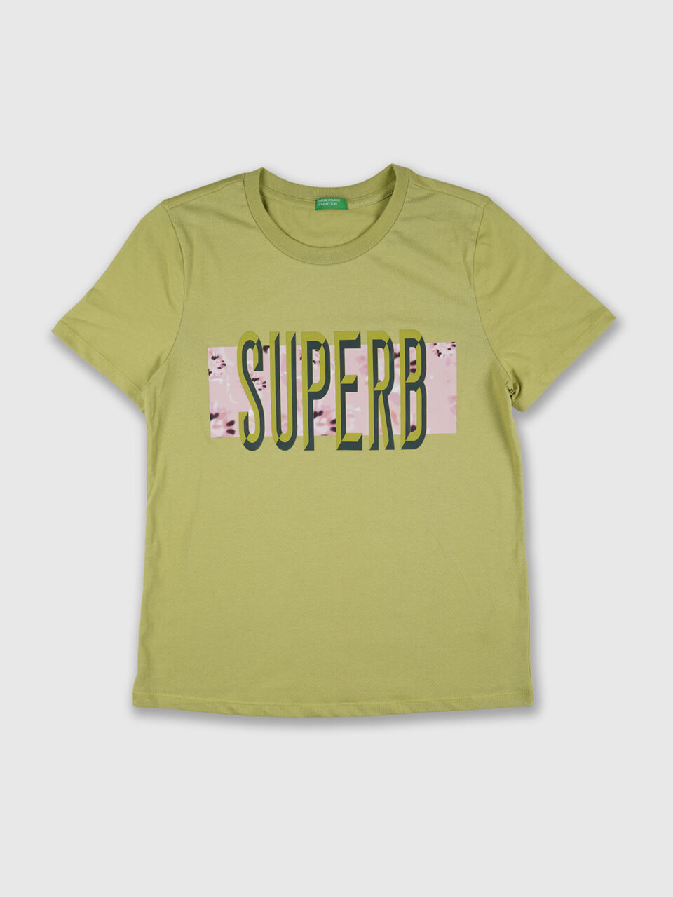 Short Sleeve Printed Round Neck Top image number null