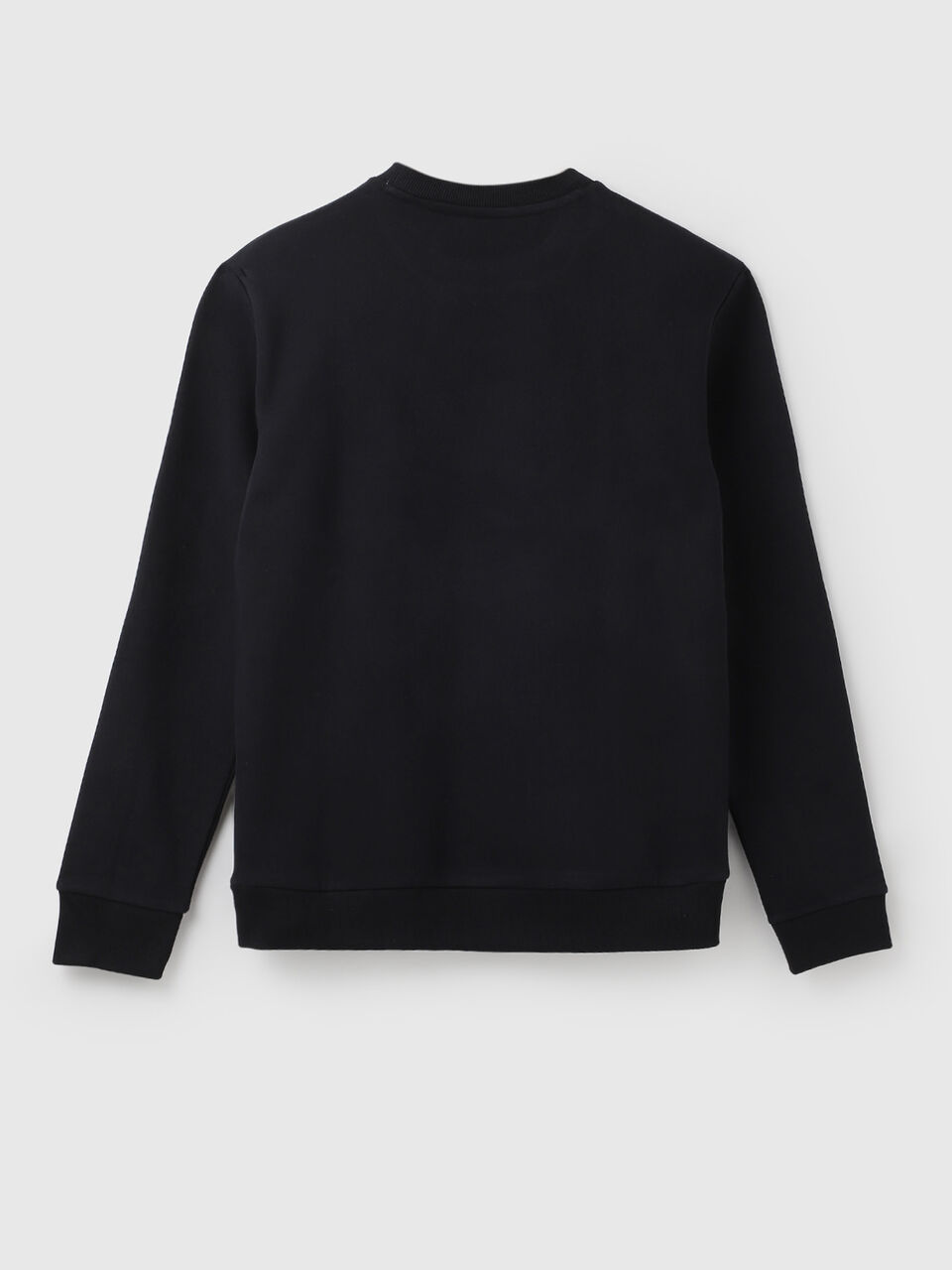 FAUX LEATHER PATCH BRANDING SWEAT image number null