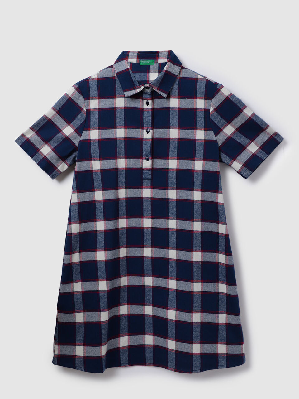 S/S FLANNEL SHIRT DRESS image number 1