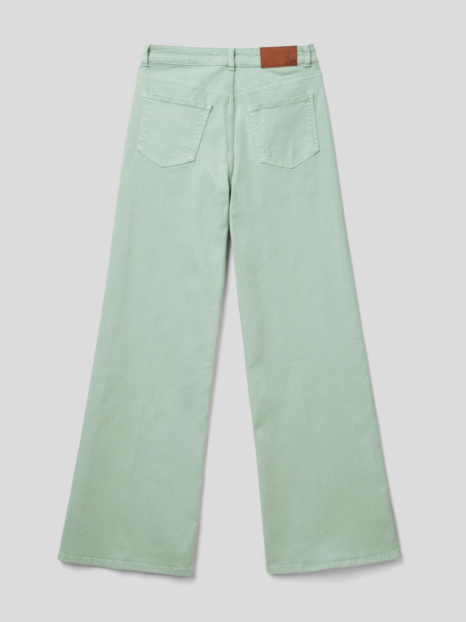 FLARED EASY DENIM WHITE image number 2