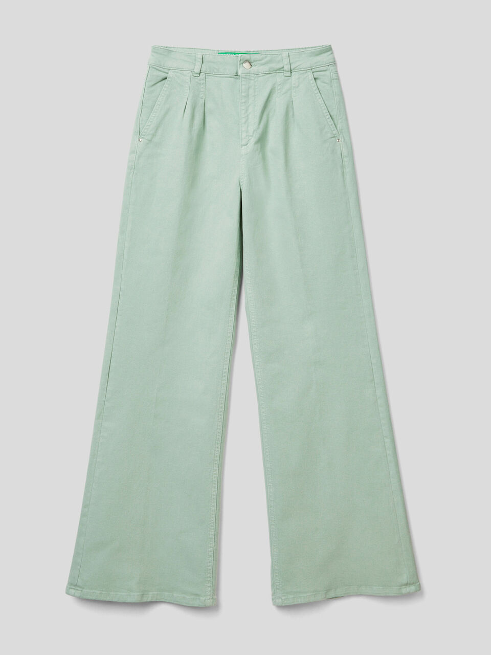 FLARED EASY DENIM WHITE image number 1
