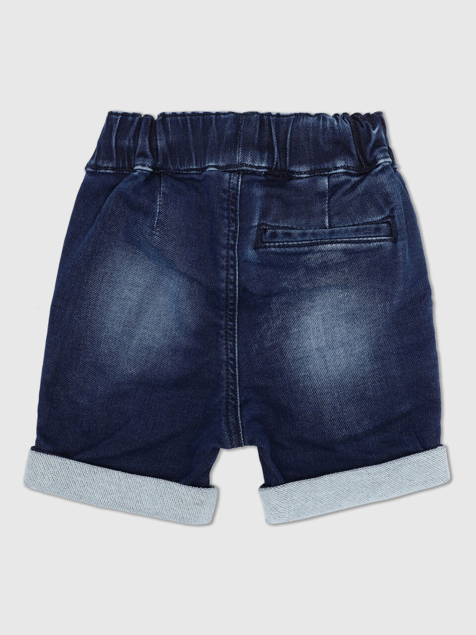Knit Denim Shorts image number 2