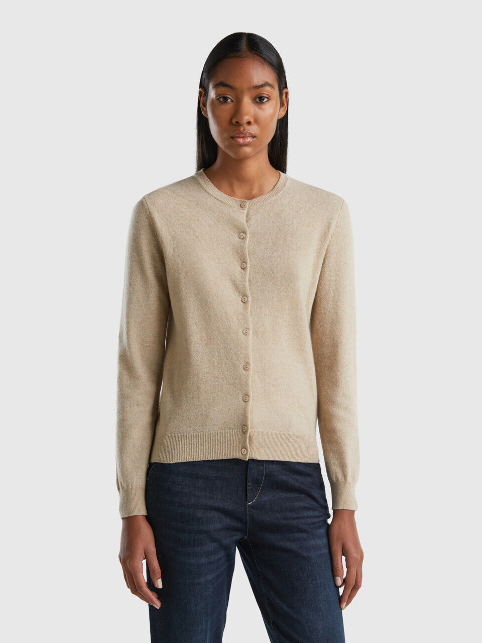 Merino Wool Cardigans Women 2024 Benetton