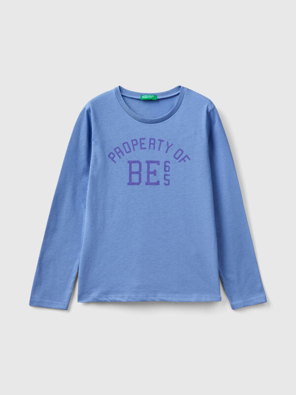 T-shirt with text print