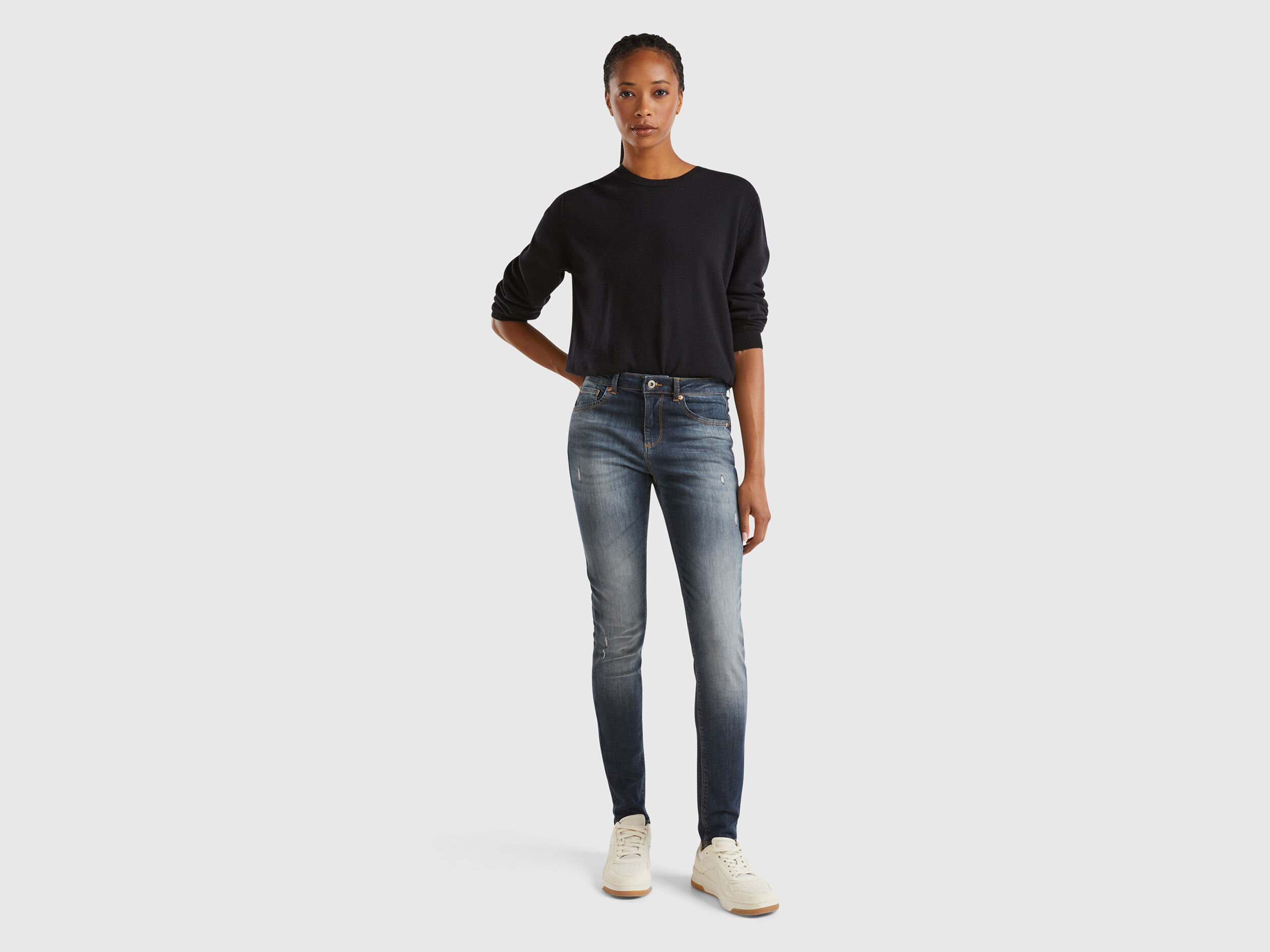 Jeans benetton skinny pin up sales