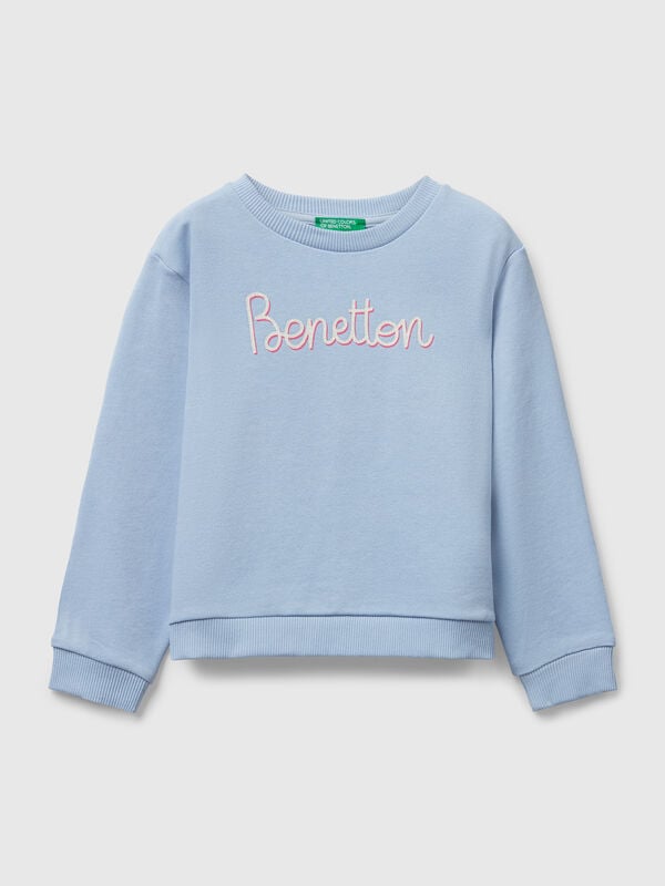 Sweatshirt with glittery print Junior Girl
