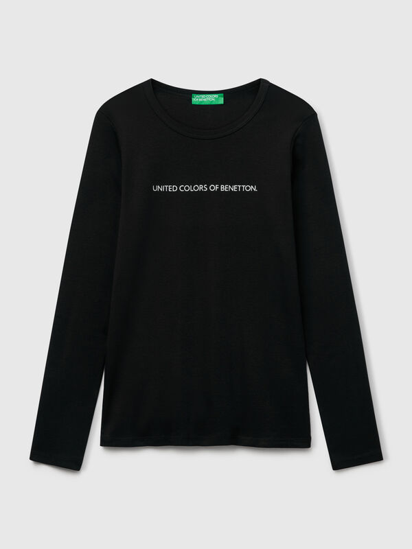 100% cotton long sleeve t-shirt Women