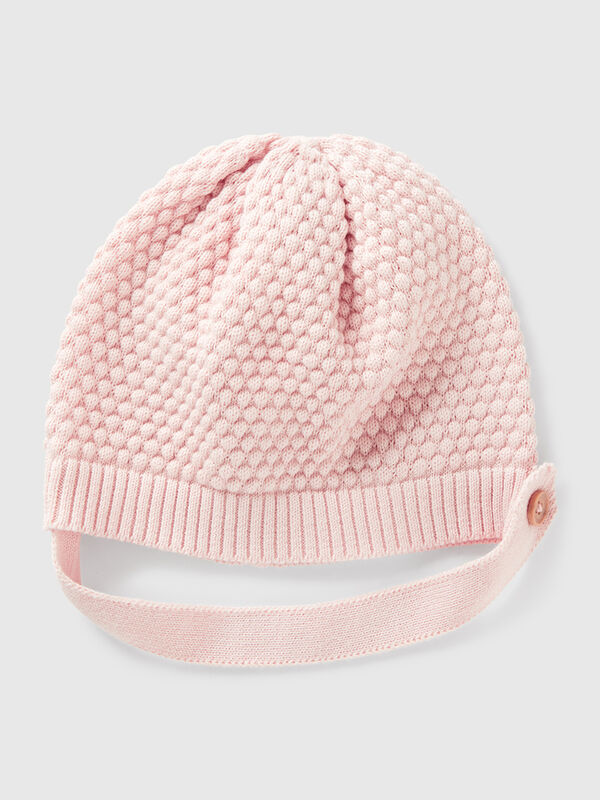 100% cotton knit hat New Born (0-18 months)