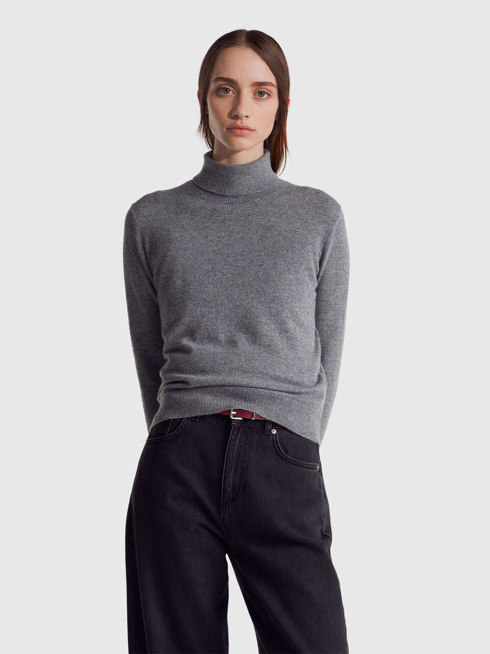 TURTLE NECK SWEATER Women image number null