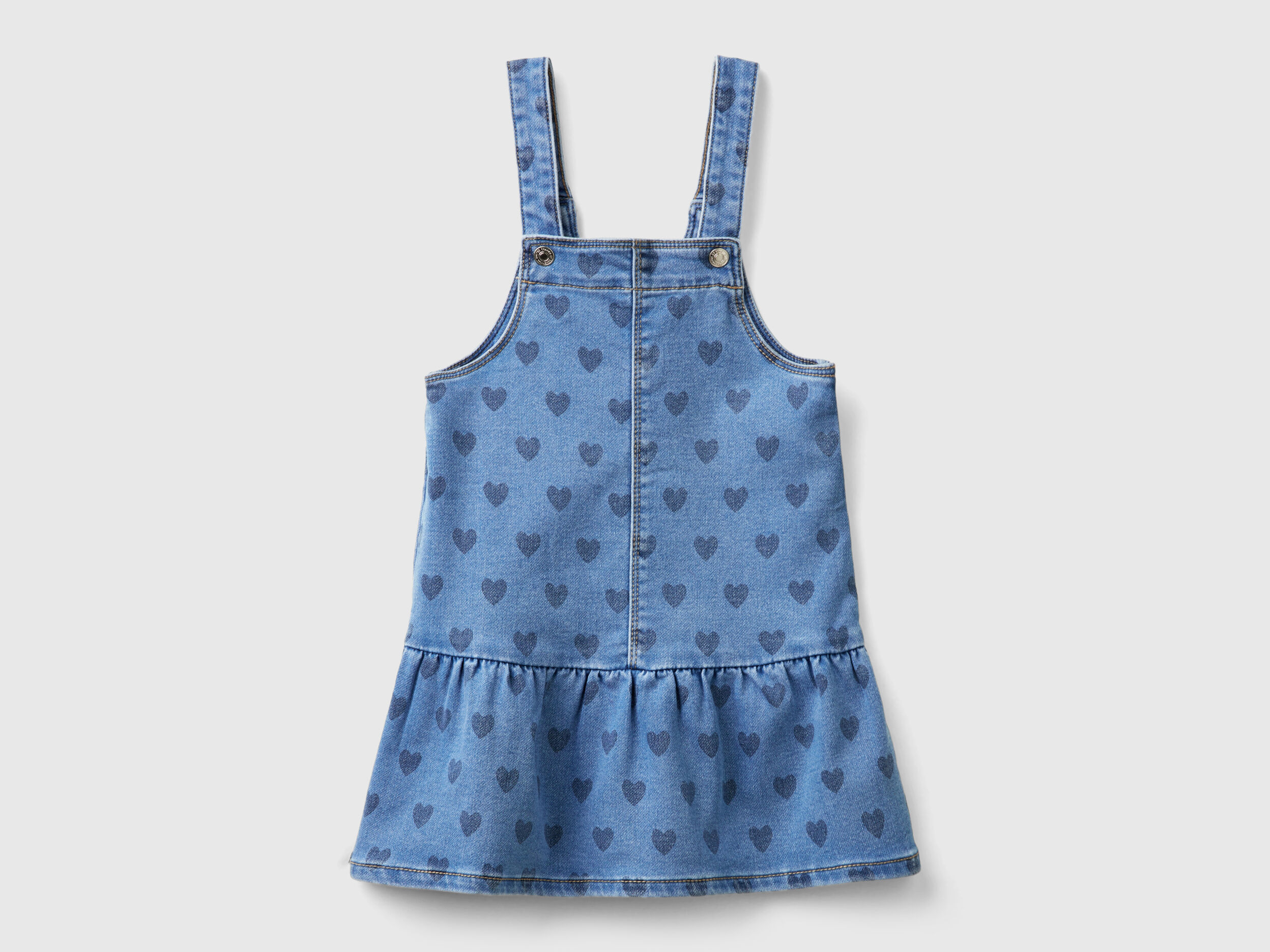 Kid Girls Dresses and Dungarees Collection 2024 Benetton